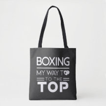 Boxing Motivation Quote Bold Minimal Typography