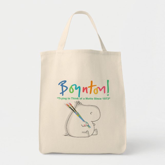 BOLSA TOTE BOYNTON! LOGOTIPO HIPPO (Frente)