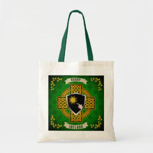 Bolsa Tote Brady Irish Shield & Celtic Cross Personalizado