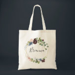 Bolsa Tote Brag de Bridesmaid Tote Dourada Geométrica<br><div class="desc">Esta mala geométrica de dama-de-honra de ouro é o presente perfeito para apresentar suas madrinhas e madrinha de casamento para um casamento moderno. O elegante design apresenta marinho de aquarela,  cor-de-rosa-pincelada e flores de sombra de vinho com detalhes artísticos lápis.</div>