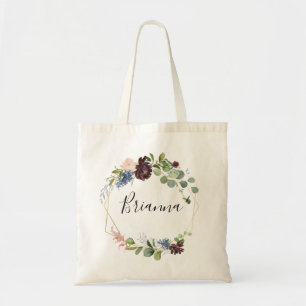 Bolsa Tote Bragadeira de Brâmeada de Brâmeada Dourada