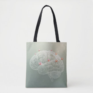 Bolsa Tote Brain Botanical Creativity