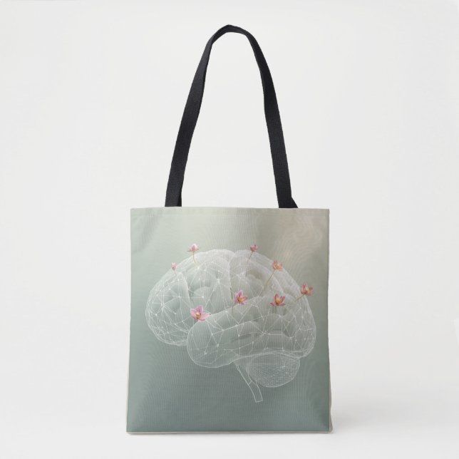 Bolsa Tote Brain Botanical Creativity (Frente)