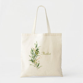 Bolsa Tote Branch de Oliveiras de Aquarela