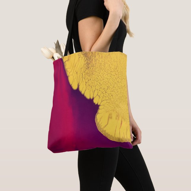 Bolsa Tote Brasa Abstrata Dourada (Close Up)