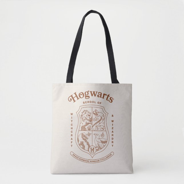 Bolsa Tote Brasão da Escola de Magia e Bruxaria HOGWARTS™ (Frente)