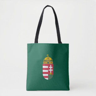 Bolsa Tote brasão da Hungria símbolo do país emblema magiar b