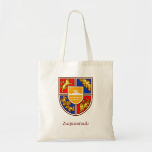 Bolsa Tote Brasão de Armas Armênio Patrimônio & Símbolos