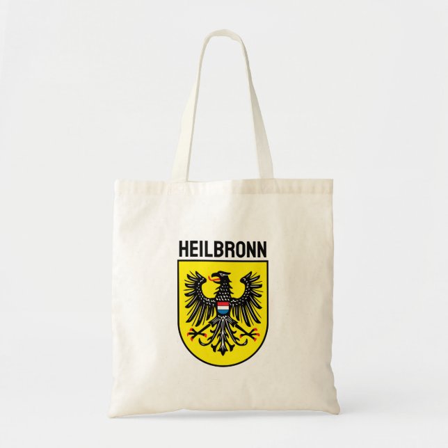 Bolsa Tote Brasão de Armas de Heilbronn, Alemanha (Frente)