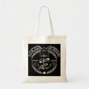 Bolsa Tote Brasão Marítimo Náutico do Lago Ontário Vintage