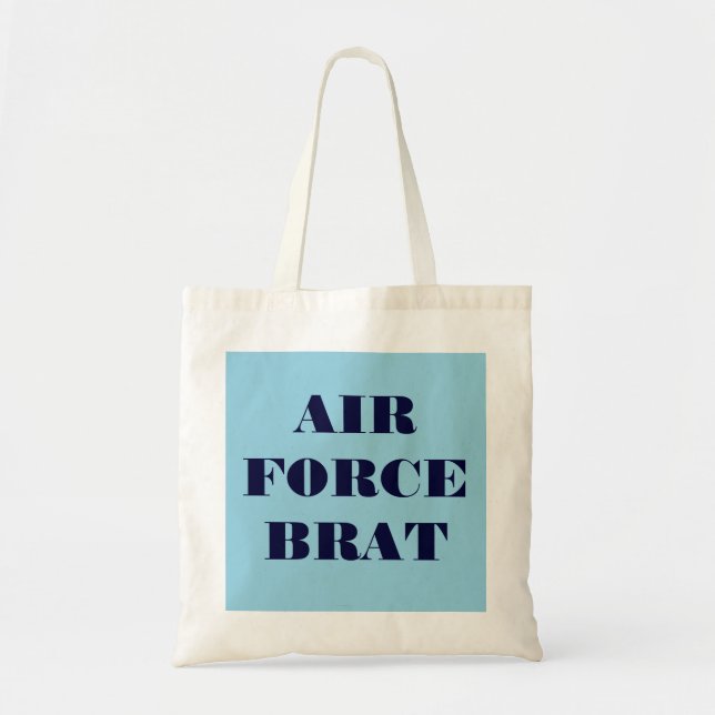 Bolsa Tote Brat da Força Aérea Orgulhosa (Frente)