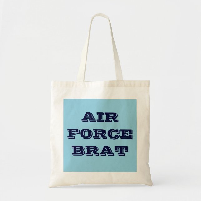 Bolsa Tote Brat da Força Aérea Orgulhosa (Frente)