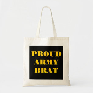 Bolsa Tote Brat do exército orgulhoso
