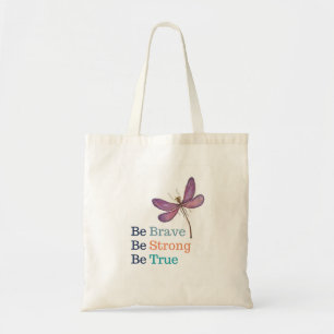 Bolsa Tote Brave Strong True Dragonfly