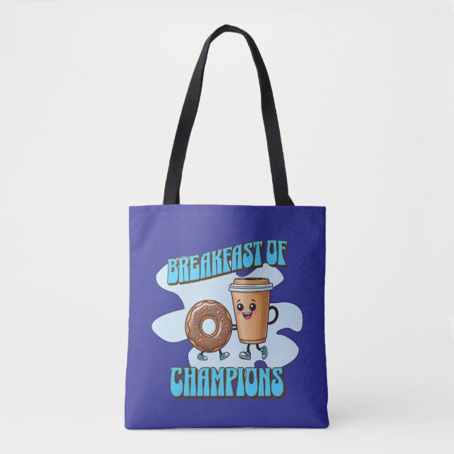 Bolsa Tote Breakfast of Champions (Frente)
