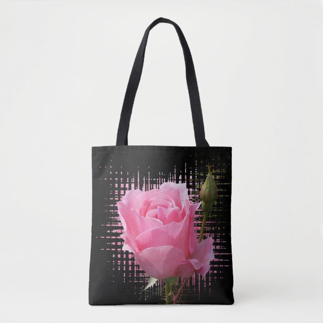 Bolsa Tote brecha rosa rosa rosa rosa (Frente)
