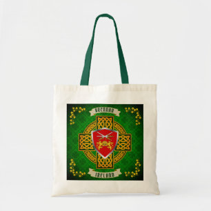 Bolsa Tote Brennan Irish Shield & Celtic Cross Personalizado
