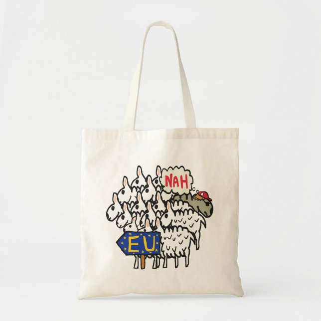 Bolsa Tote Brexit Anti-EU (Frente)