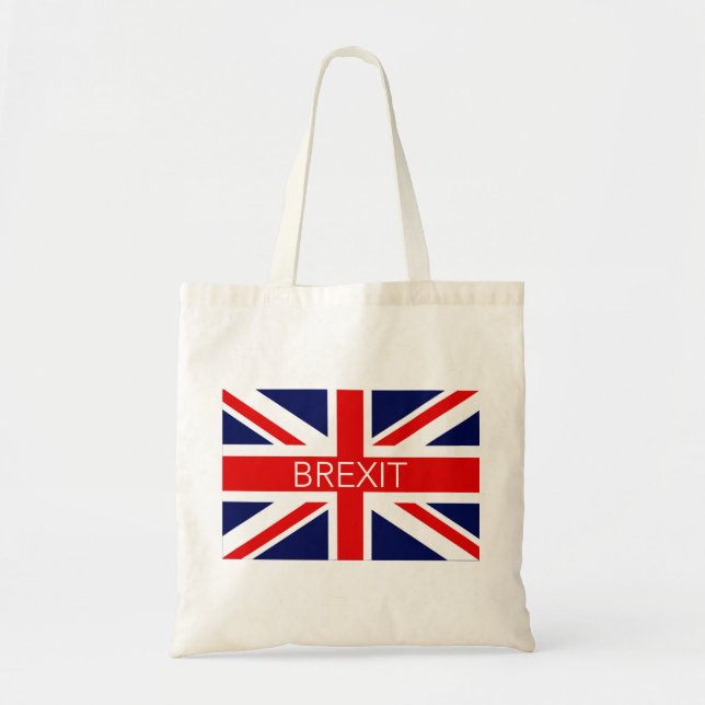 BOLSA TOTE BREXIT UNIÃO JACK - IMAGEM DE ALTA QUALIDADE (Frente)