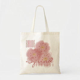 Bolsa Tote Bridal Squad Personalize Tote Bag Asiática Influen