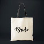 Bolsa Tote Bride de Festa de casamento de Letra de Script<br><div class="desc">Barra de Ferramentas do Bride Festa de casamento de Letra do Script</div>