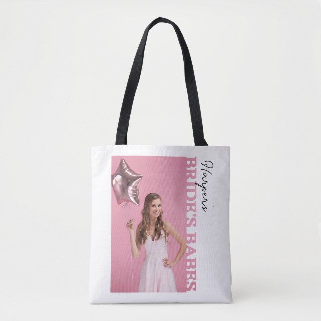 Bolsa Tote Bride’s Babes Photo | Personalised Hen Party (Frente)