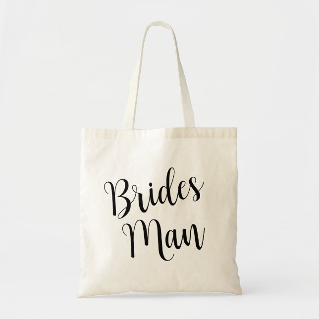 Bolsa Tote Brides Man Script Tote Bag - Na moda e prática (Frente)
