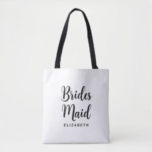 Bolsa Tote Bridesmaid Bachelorette Modelo Womens Modern