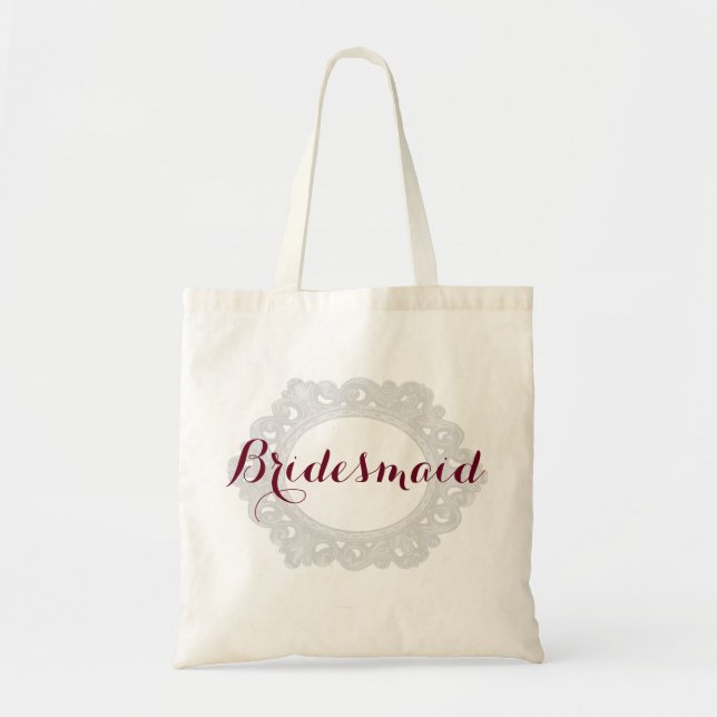 Bolsa Tote Bridesmaid Bag Francês Estileado (Frente)