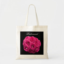 Bolsa Tote Bridesmaid Bag - Rosas Rosa