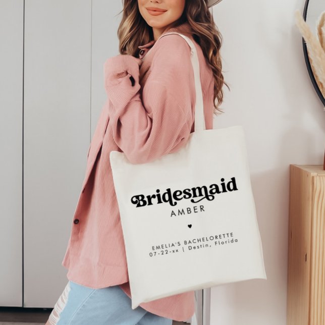 Bolsa Tote Bridesmaid da barra de ferramentas da Festa de sol (Criador carregado)