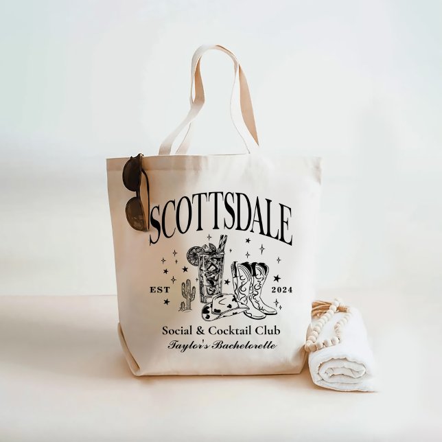 Bolsa Tote Bridesmaid da Festa de solteira Scottsdale Persona (Criador carregado)