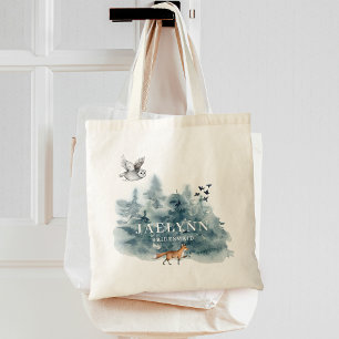 Bolsa Tote Bridesmaid da Floresta de Aquarela