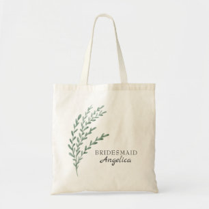 Bolsa Tote Bridesmaid da Lavanda da Água