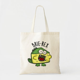 Bolsa Tote Brie-rex Queijo engraçado TRex Pun