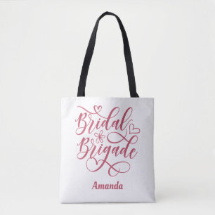 Bolsa Tote Brigada Brida Personalizada Bridesmaid