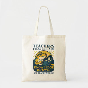 Bolsa Tote Brigada de Sapos Professores – Conhecimento é Pode