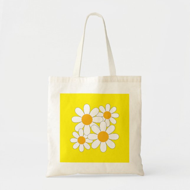 Bolsa Tote Bright and Bold Daisy (Frente)