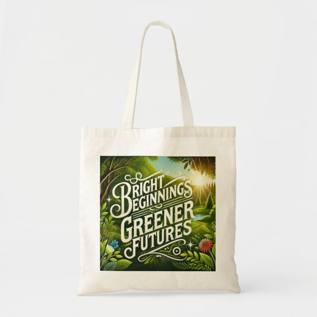 Bolsa Tote Bright Beginnings Arte AI (Frente)
