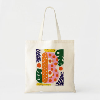 Bolsa Tote Bright Dopamine Decor Monogram Letter B Tote Bag