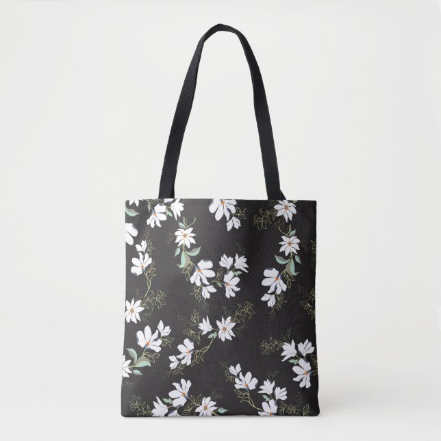 Bolsa Tote Bright Magnolia Sem Olhos Padrão (Frente)
