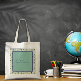 Bolsa Tote Bright Modern Floral Tote Bag do Professor