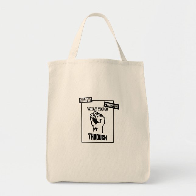 Bolsa Tote Brilhe Através da Escuridão (Frente)