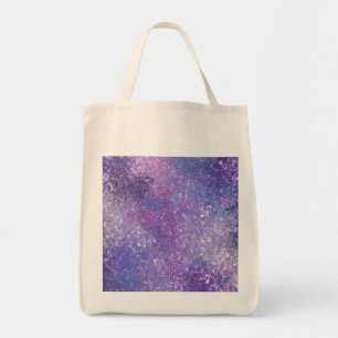 Bolsa Tote Brilho de Lantejoulas Rosa e Roxo