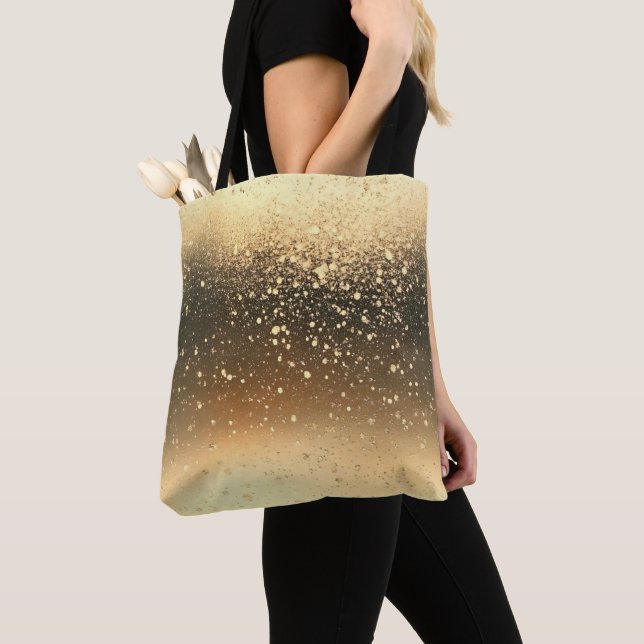 Bolsa Tote Brilho Dourado Purpurina (Close Up)