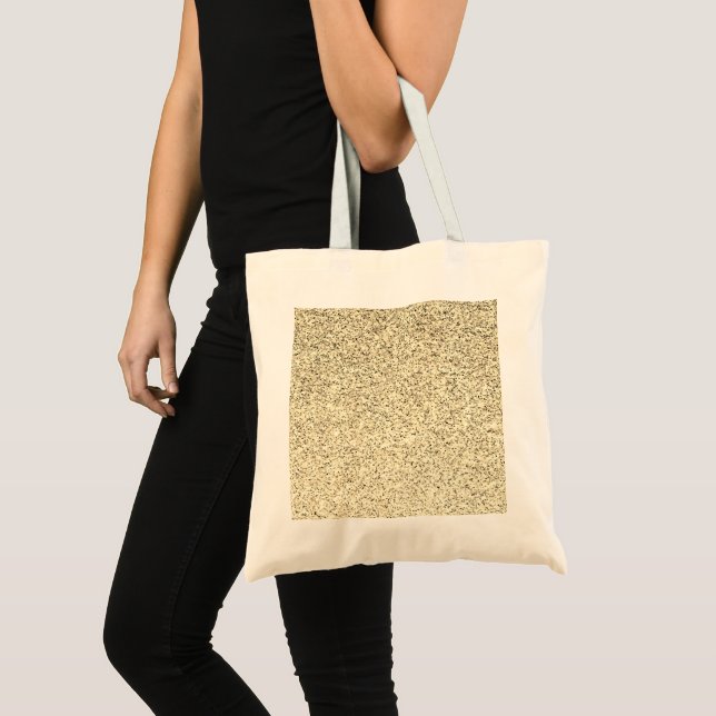 Bolsa Tote Brilho suave de luz dourada (Frente (produto))