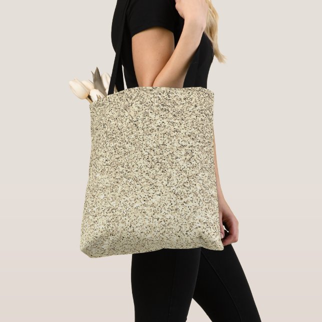 Bolsa Tote Brilho suave de luz dourada (Close Up)