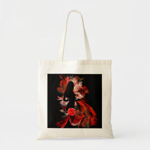 Bolsa Tote Brincadeira adulta romântica em vermelho