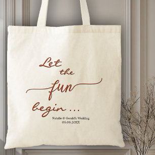 Bolsa Tote Brincadeira Vermelha Simples Casamento Tote Bag