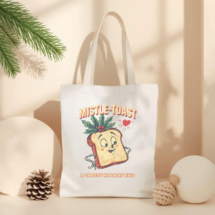 Bolsa Tote Brinde-visgo – Piada engraçada de Natal com visco 